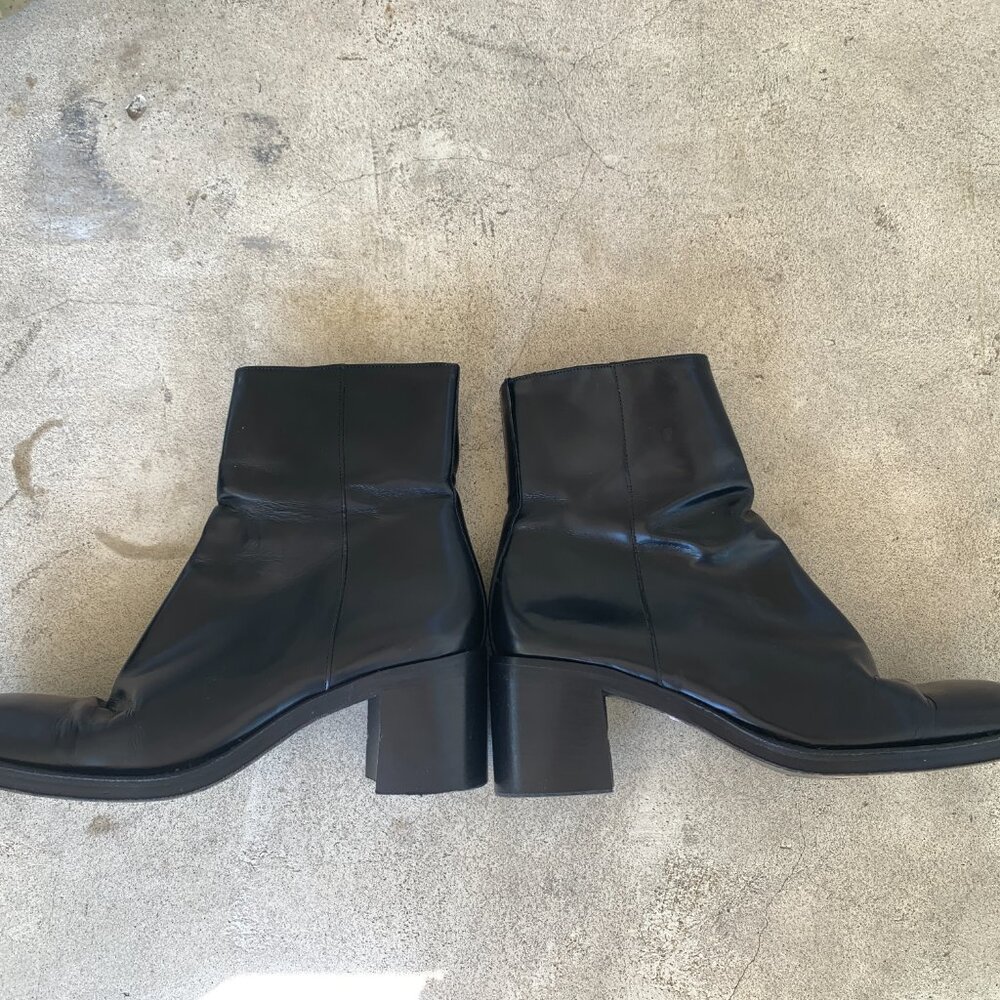 Free lance woman leather ankle boots size 39